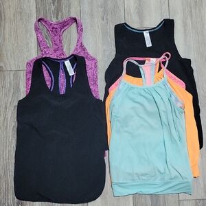 Ivivva Black, Purple, and Multicolor Tank Tops